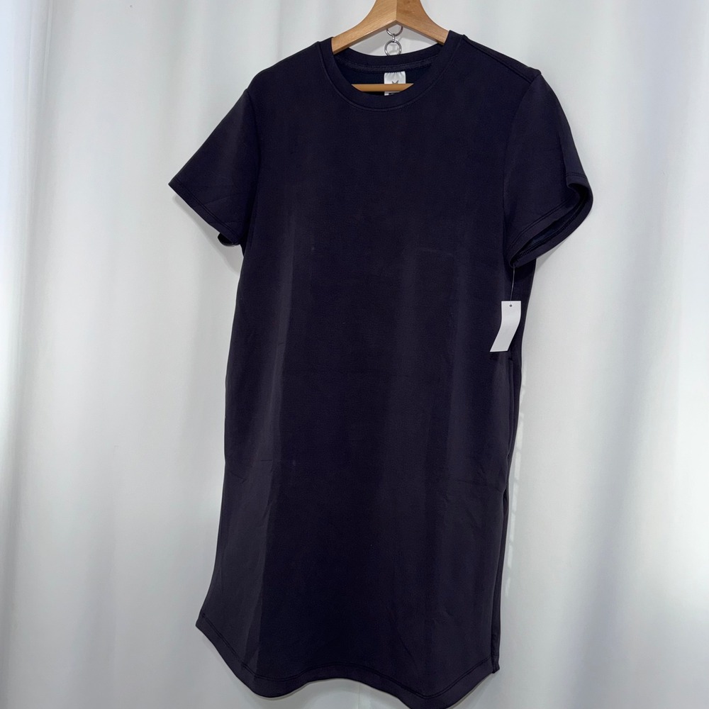 Member's Mark Sandwash Dress Womens Large Black Short Sleeve T-Shirt Crewneck